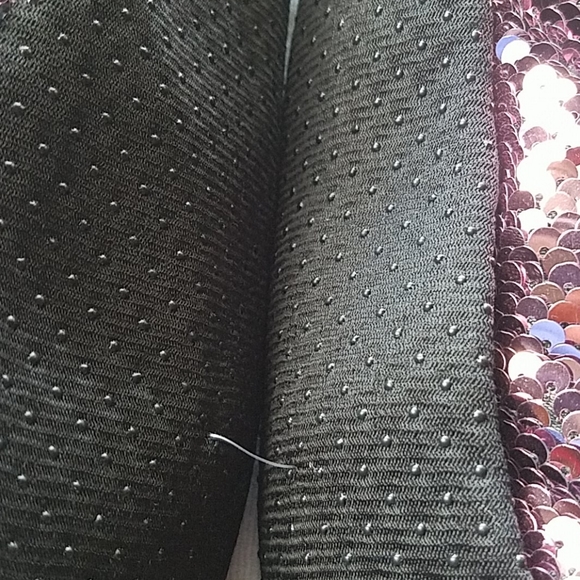 NWOT 2/$15 Pink/ Silver sequins slippers - Picture 8 of 10